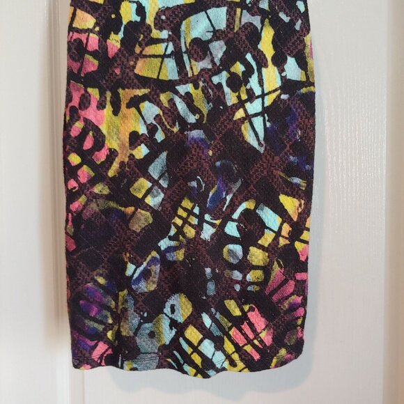 Desigual Collab W/Christian Lacroix Colorful Print Sleeveless Sheath Dress S - Picture 10 of 14